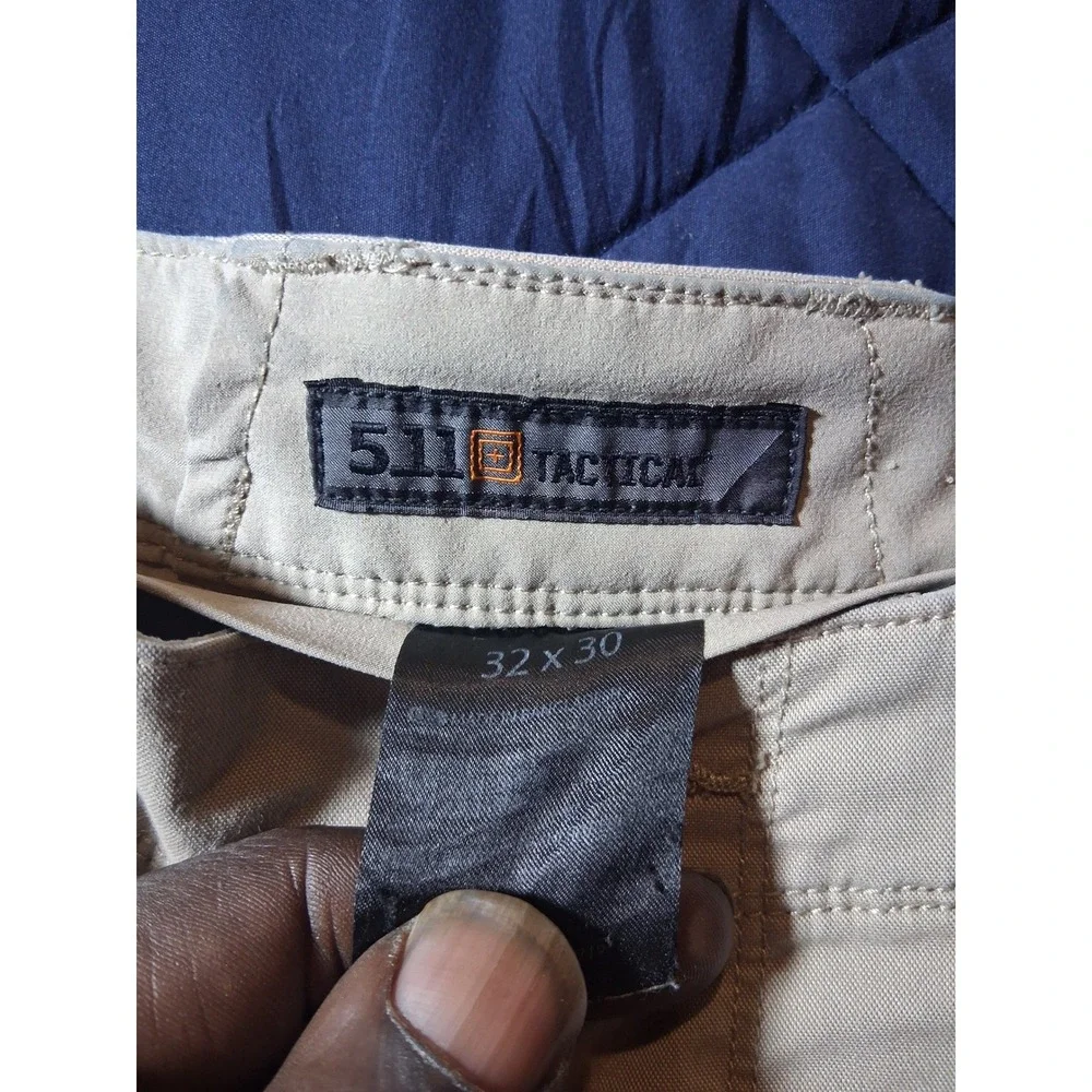 5.11 Tactical Apex Men Khaki Tan Cargo Pants Multi-Pocket Work Hiking 33x30